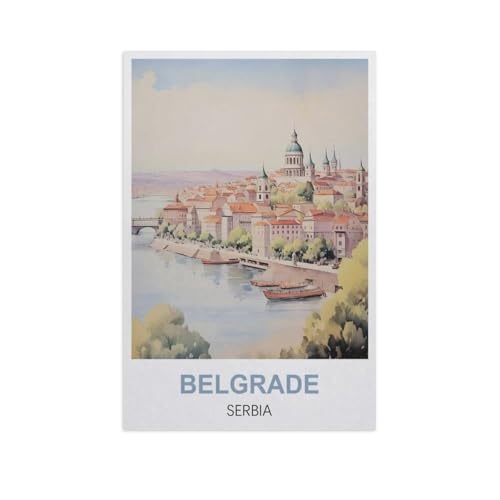 Holz Puzzle 1000 Stück，Belgrad, Serbien，Puzzles Lernspielzeug Für Erwachsene Geburtstagsgeschenk（75x50cm）-FX22 von YYHMKBYY