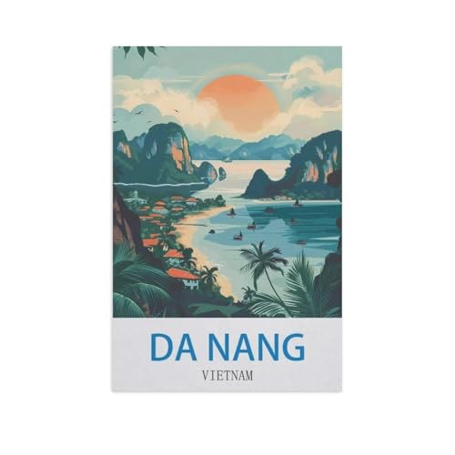 Holz Puzzle 1000 Stück，Da Nang, Vietnam，Erwachsene Kinder Spielzeug Dekompression Spiel（75x50cm）-GA7 von YYHMKBYY