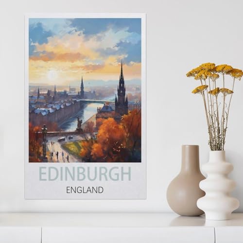 Holz Puzzle 1000 Stück，Edinburgh, England，Erwachsene Kinder Spielzeug Dekompression Spiel（75x50cm）-Z7 von YYHMKBYY