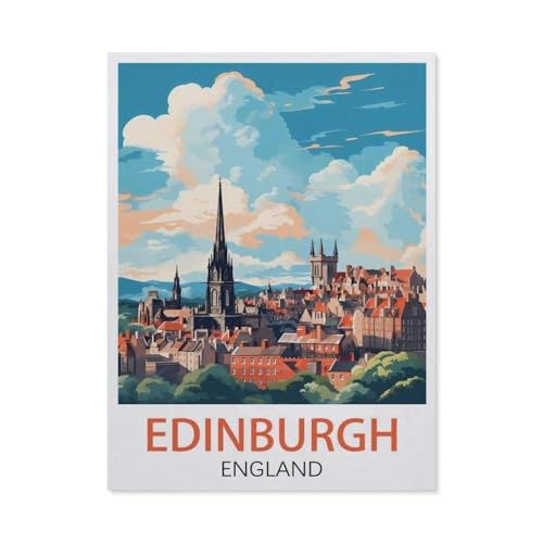 Holz Puzzle 1000 Stück，Edinburgh, England，Lernspielzeug Für Erwachsene Geburtstagsgeschenk（75x50cm）-EP40 von YYHMKBYY