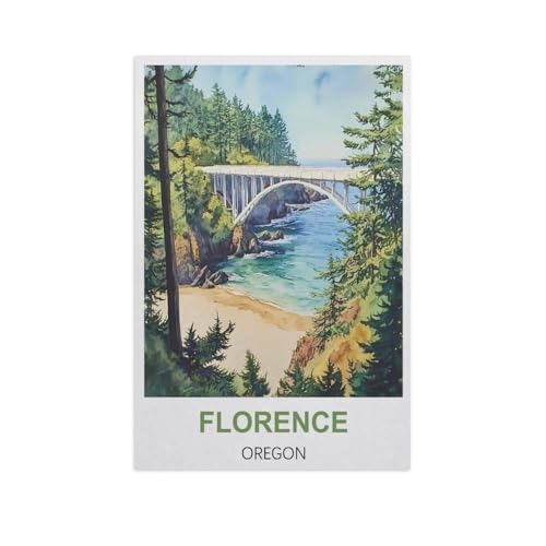Holz Puzzle 1000 Stück，Florence, Oregon，Erwachsene Kinder Spielzeug Dekompression Spiel（75x50cm）-GG67 von YYHMKBYY