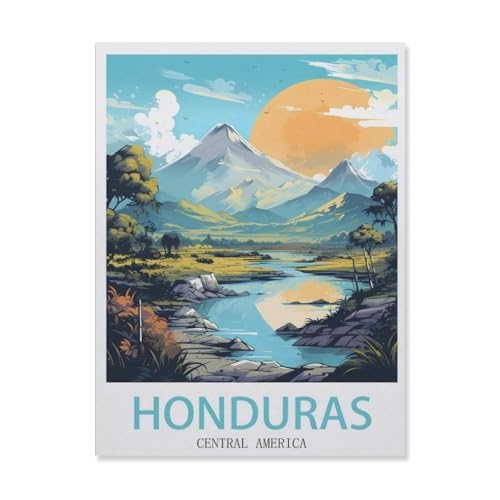 Holz Puzzle 1000 Stück，Honduras, Zentralamerika，Erwachsene Kinder Spielzeug Dekompression Spiel（75x50cm）-EG49 von YYHMKBYY