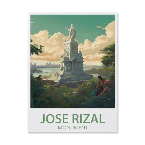 Holz Puzzle 1000 Stück，Jose Rizal, Denkmal, Manila，Puzzles Lernspielzeug Für Erwachsene Geburtstagsgeschenk（75x50cm）-Q25 von YYHMKBYY