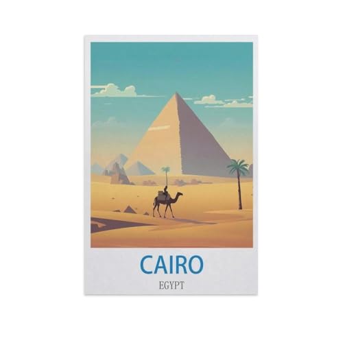 Holz Puzzle 1000 Stück，Kairo, Ägypten，Lernspielzeug Für Erwachsene Geburtstagsgeschenk（75x50cm）-GA6 von YYHMKBYY