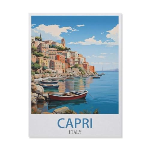 Holz Puzzle 1000 Stück，Kapri Küste, Italien, See，Puzzles Lernspielzeug Für Erwachsene Geburtstagsgeschenk（75x50cm）-DU19 von YYHMKBYY