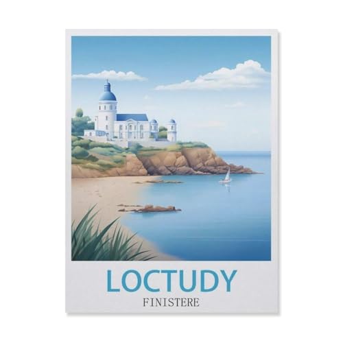 Holz Puzzle 1000 Stück，Loctudy Finistere，Puzzles Lernspielzeug Für Erwachsene Geburtstagsgeschenk（75x50cm）-GN34 von YYHMKBYY