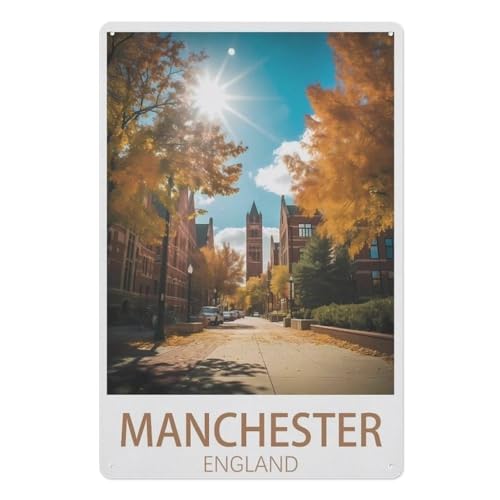 Holz Puzzle 1000 Stück，Manchester England，Erwachsene Kinder Spielzeug Dekompression Spiel（75x50cm）-AE95 von YYHMKBYY