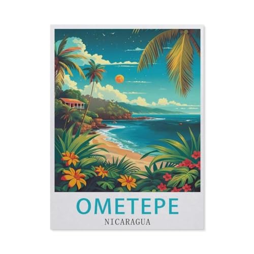 Holz Puzzle 1000 Stück，Nicaragua Ometepe，Erwachsene Kinder Spielzeug Dekompression Spiel（75x50cm）-AY79 von YYHMKBYY