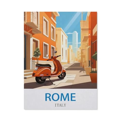 Holz Puzzle 1000 Stück，Rom, Italien，Erwachsene Kinder Spielzeug Dekompression Spiel（75x50cm）-CK93 von YYHMKBYY