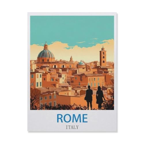 Holz Puzzle 1000 Stück，Rom, Italien，Erwachsene Kinder Spielzeug Dekompression Spiel（75x50cm）-EF76 von YYHMKBYY