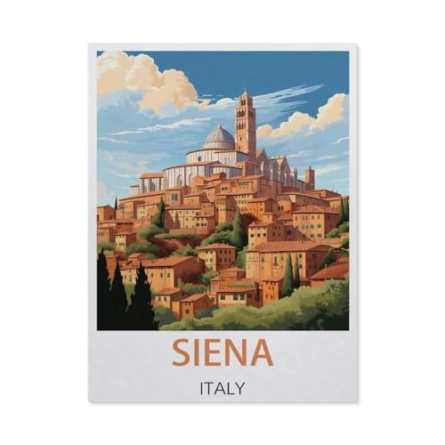 Holz Puzzle 1000 Stück，Siena Italien，Erwachsene Kinder Spielzeug Dekompression Spiel（75x50cm）-EX48 von YYHMKBYY