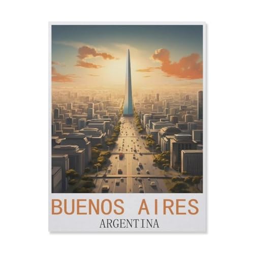 Holz Puzzle Puzzle 1000 Stück，Buenos Aires, Argentinien，Puzzles Lernspielzeug Für Erwachsene Geburtstagsgeschenk Home Decoration（75x50cm）-FL63 von YYHMKBYY