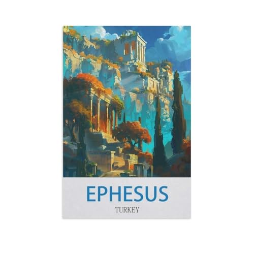Holz Puzzle Puzzle 1000 Stück，Efes, Türkei，Puzzles Lernspielzeug Für Erwachsene Geburtstagsgeschenk Home Decoration（75x50cm）-GB75 von YYHMKBYY