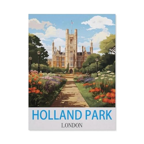 Holz Puzzle Puzzle 1000 Stück，Holland Park, London，Puzzles Lernspielzeug Für Erwachsene Geburtstagsgeschenk Home Decoration（75x50cm）-DH14 von YYHMKBYY
