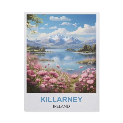 Holz Puzzle Puzzle 1000 Stück，Killarney, Irland，Puzzles Lernspielzeug Für Erwachsene Geburtstagsgeschenk Home Decoration（75x50cm）-EM68 von YYHMKBYY