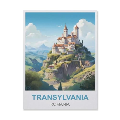 Holz Puzzle Puzzle 1000 Stück，Transsylvanien Rumänien，Puzzles Lernspielzeug Für Erwachsene Geburtstagsgeschenk Home Decoration（75x50cm）-FE30 von YYHMKBYY