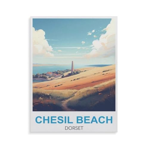 Holz Puzzle Puzzle 1000 Teile，Chesil Beach Dorset，Erwachsene Klassische Pädagogisches Spielzeug Kinder Lernspiel Herausforderndes Puzzles（75x50cm）-GW69 von YYHMKBYY