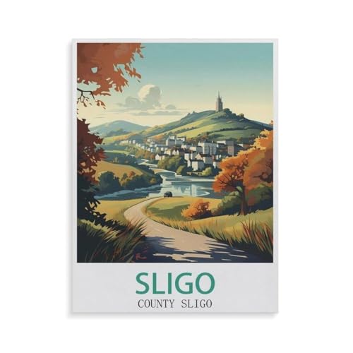 Holz Puzzle Puzzle 1000 Teile，Sligo County Sligo，Erwachsene Klassische Pädagogisches Spielzeug Kinder Lernspiel Herausforderndes Puzzles（75x50cm）-GU80 von YYHMKBYY
