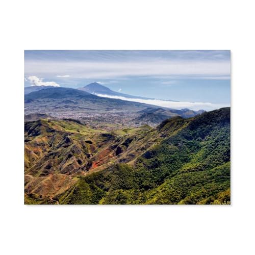 Holz Puzzle Puzzle 1000 Teile，Teneriffa，Erwachsene Klassische Pädagogisches Spielzeug Kinder Lernspiel Herausforderndes Puzzles（75x50cm）-AU22 von YYHMKBYY