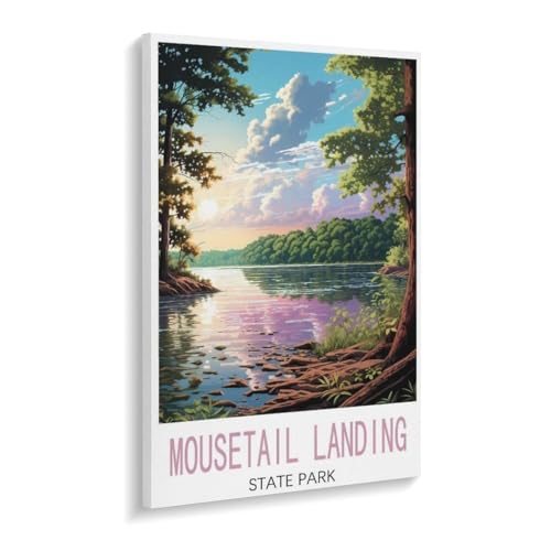 Holzpuzzle Puzzle 1000 Stück，Mousetail Landing State Park，Lernspielzeug Für Erwachsene Geburtstagsgeschenk Dekoration（75x50cm）-X17 von YYHMKBYY