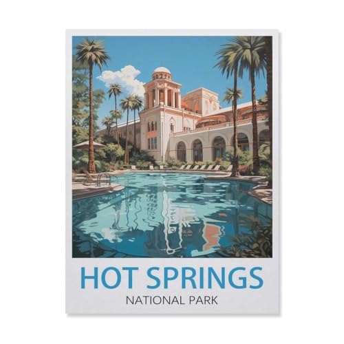 Hot Springs National Park，1000 Piece Puzzles Für Kid Adult Toy Geschenk DIY Game（38x26cm）-DR87 von YYHMKBYY