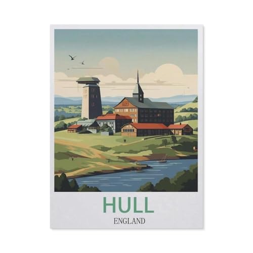 Hull, England, Puzzle, 1000 Teile für Erwachsene, Kinder, Papierpuzzle, Unterhaltung Basteln, Spielzeug, kreative Familienspiele (38 x 26 cm) -EO41 von YYHMKBYY