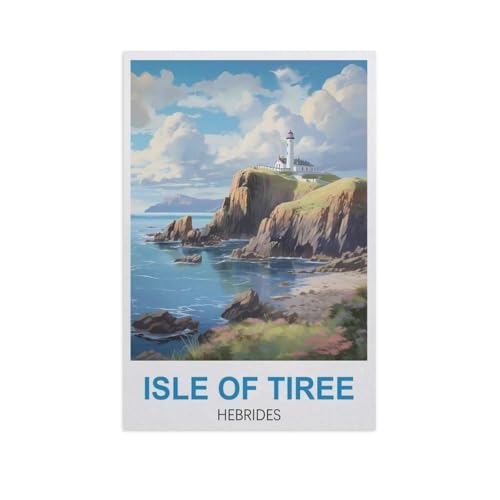Insel Tiree Hebriden，Puzzles, 1000-teiliges Puzzle Für Erwachsene Und Kinder Ab 10 Jahren（75x50cm）-GK88 von YYHMKBYY