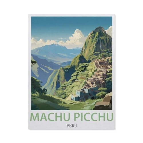 Jigsaw Puzzles, Machu Picchu Peru, 1000 Teile für Erwachsene, Kinder, Teenager, Jungen, Mädchen, Spielzeug (75 x 50 cm) - EU29 von YYHMKBYY