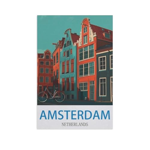 Jigsaw Puzzles 1000 Stück，Amsterdam, Niederlande，Für Papierkinder Spiele Lernspielzeug（38x26cm）-GD4 von YYHMKBYY