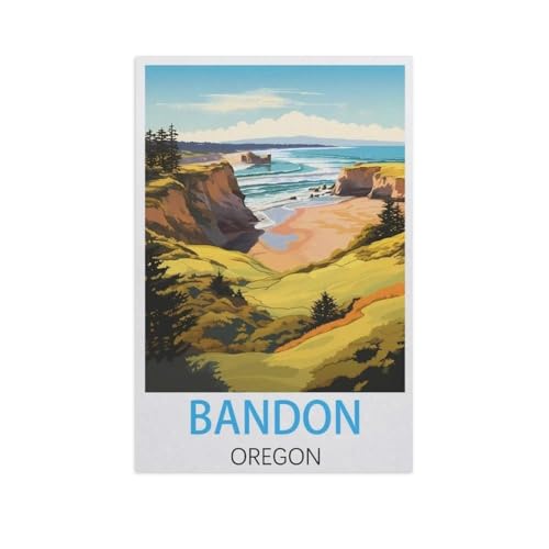 Jigsaw Puzzles 1000 Stück，Bandon Oregon，Für Papierkinder Spiele Lernspielzeug（38x26cm）-FS76 von YYHMKBYY