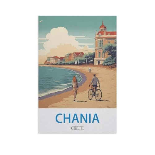 Jigsaw Puzzles 1000 Stück，Chania, Kreta，Für Papierkinder Spiele Lernspielzeug（38x26cm）-GA9 von YYHMKBYY