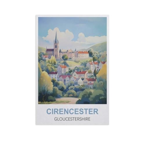 Jigsaw Puzzles 1000 Stück，Cirencester, Gloucestershire，Für Papierkinder Spiele Lernspielzeug（38x26cm）-FX17 von YYHMKBYY