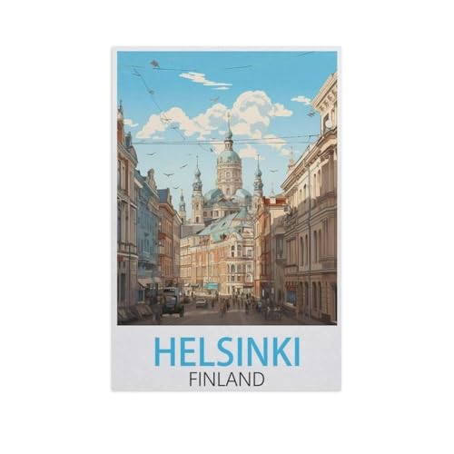 Jigsaw Puzzles 1000 Stück，Helsinki Finnland，Für Papierkinder Spiele Lernspielzeug（38x26cm）-FV68 von YYHMKBYY