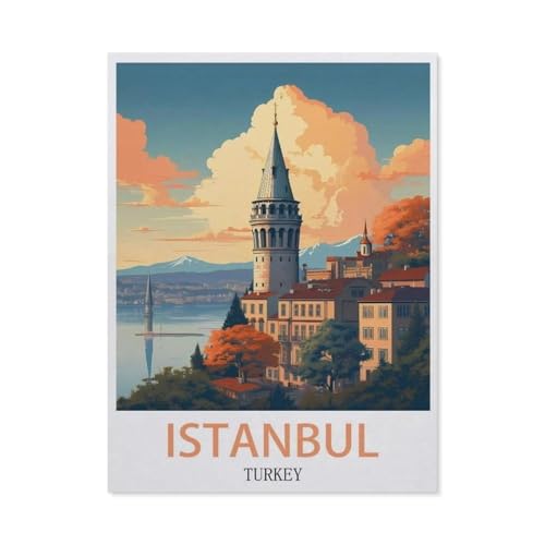 Jigsaw Puzzles 1000 Stück，Istanbul，Für Holzkinder Spiele Lernspielzeug（75x50cm）-BH63 von YYHMKBYY