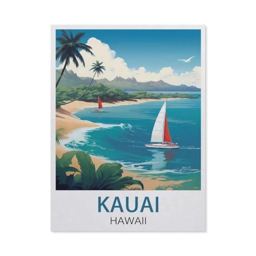 Jigsaw Puzzles 1000 Stück，Kauai Hawaii，Für Papierkinder Spiele Lernspielzeug（38x26cm）-EX50 von YYHMKBYY