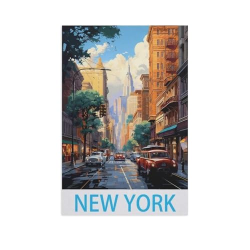 Jigsaw Puzzles 1000 Stück，New York，Für Papierkinder Spiele Lernspielzeug（38x26cm）-FU22 von YYHMKBYY
