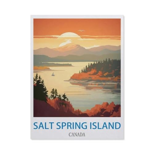 Jigsaw Puzzles 1000 Stück，Salt Spring Island, Kanada，Für Papierkinder Spiele Lernspielzeug（38x26cm）-CN14 von YYHMKBYY