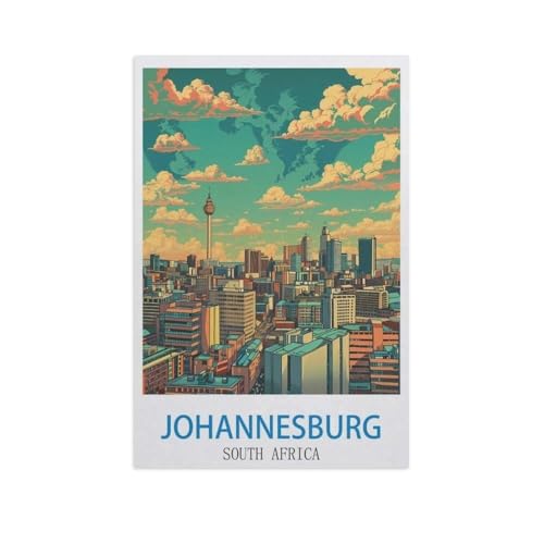Johannesburg, Südafrika，Holz Puzzle 1000 Teile Spielzeug Für Erwachsene Dekompressionsspiel（75x50cm）-GC11 von YYHMKBYY