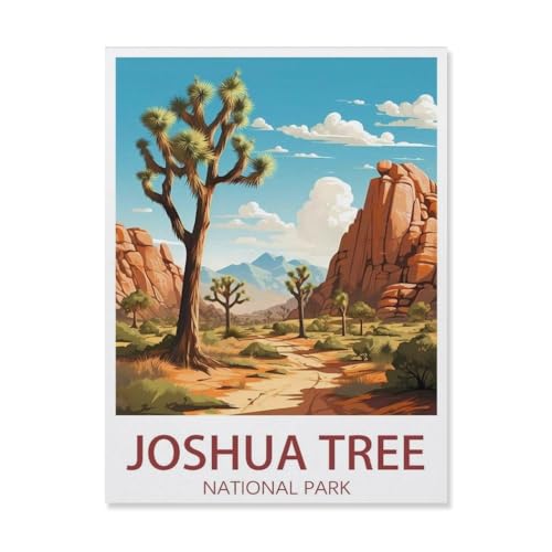 Joshua Tree Nationalpark Park，Puzzle 1000 Teile,Intellektuelle Entwicklung Pädagogisches Nach Hause Interessante Dekompression Brain Challenge Puzzle Für Jugendliche Kinder（75x50cm）-R54 von YYHMKBYY