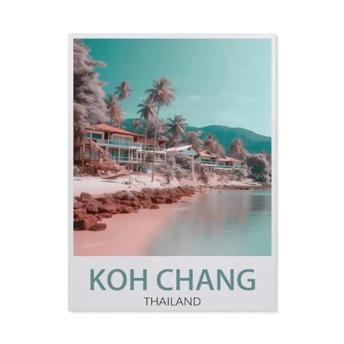KOH Chang Thailand ， Strand，Puzzle 1000 Teile,Intellektuelle Entwicklung Pädagogisches Nach Hause Interessante Dekompression Brain Challenge Puzzle Für Jugendliche Kinder（38x26cm）-AV4 von YYHMKBYY