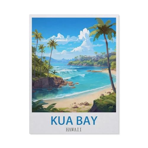 KUA Bay, Hawaii，1000 Stück Erwachsene Holz Landschaft Puzzles Für Kinder Lernspielzeug Geschenke（75x50cm）-CN77 von YYHMKBYY