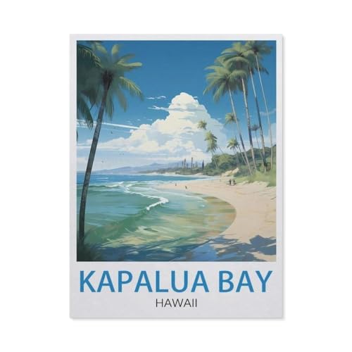 Kapalua Bay Hawaii, DIY-Kunst für Erwachsene (50 x 70 cm), 1000 Teile, EU82 von YYHMKBYY