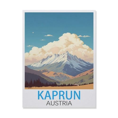Kaprun Österreich, Puzzle 1000 Teile für Erwachsene, klassisches Puzzle, Kinderpuzzle, herausfordernde und schwierige Puzzles für Erwachsene und Jugendliche (50 x 70 cm), FL12 von YYHMKBYY