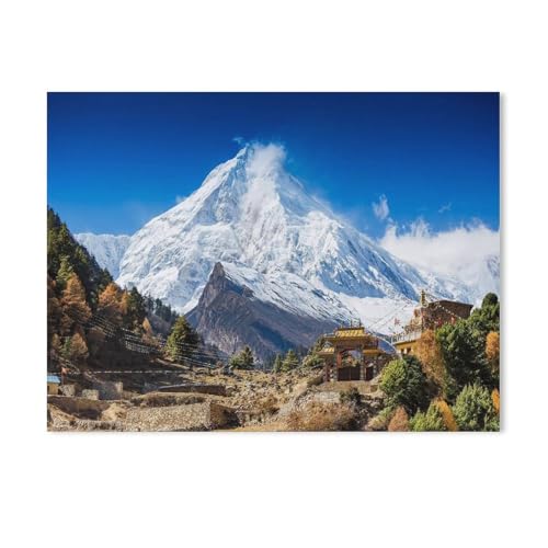 Karton Puzzle 1000 Stück,Spektakuläre Aussicht auf den Berg Manaslu, Himalaya, Nepal,Puzzles Lernspielzeug Für Erwachsene Geburtstagsgeschenk(38x26cm-641 Karton Puzzle 1000 Stück,Spektakuläre Aussicht auf den Berg Manaslu, Himalaya, Nepal,Puzzles Lernspielzeug Für Erwachsene Geburtstagsgeschenk(38x26cm-641 von YYHMKBYY