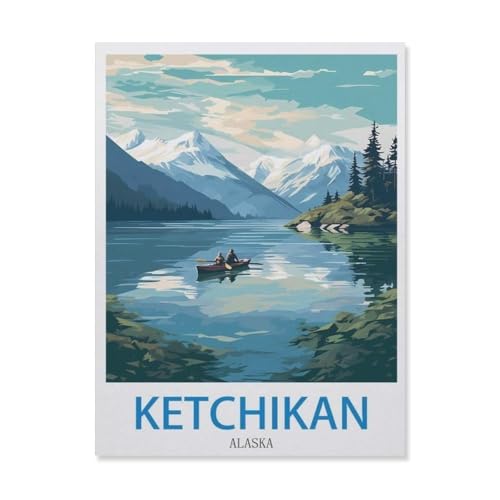 Ketchikan, Alaska，Puzzles, 1000-teiliges Puzzle Für Erwachsene Und Kinder Ab 10 Jahren（38x26cm）-EF56 von YYHMKBYY