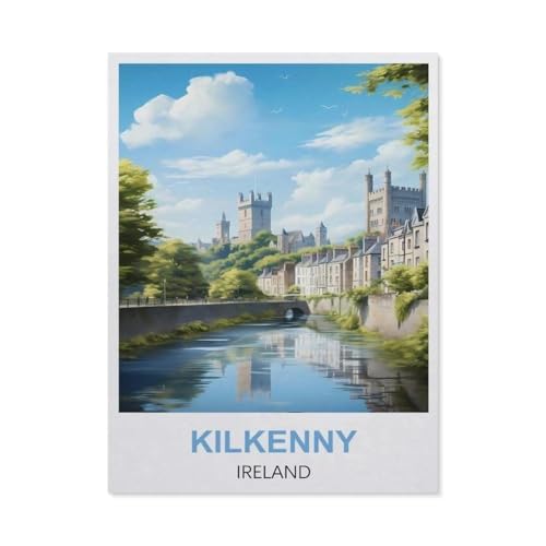 Kilkenny, Irland，Puzzle 1000 Teile Papier Puzzle Geeignet Für Erwachsene Kinder Familien Stressabbau Puzzlespiele（50x70cm）-EN5 von YYHMKBYY