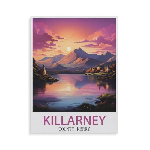 Killarney County Kerry，Für Erwachsene Familie Stress Relief Puzzle Spielzeug - Familie Spaß Herausforderung Spielzeug - 1000 Teile Puzzle（38x26cm）-GU9 von YYHMKBYY
