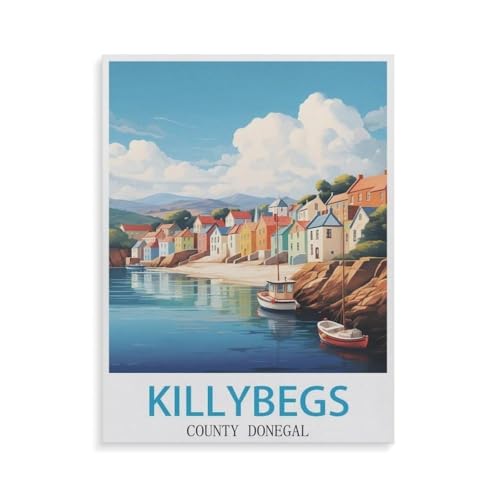 Killybegs County Donegal，Für Erwachsene Familie Stress Relief Puzzle Spielzeug - Familie Spaß Herausforderung Spielzeug - 1000 Teile Puzzle（75x50cm）-GT67 von YYHMKBYY