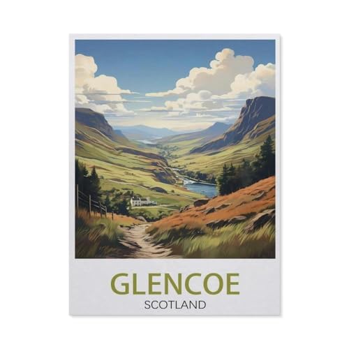Klassisches Puzzle 1000 Teile，Grönland Schottland, Berg，Kind Oder Einen Freund,1000 Piece（38x26cm）-AM60 von YYHMKBYY