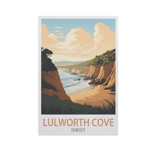 Klassisches Puzzle 3D Puzzle DIY Kit Papier Spielzeug Einzigartiges Geschenk，Lulworth Cove Dorset，Klassisches Puzzle 3D Puzzle DIY Kit Papier Spielzeug Einzigartiges Geschenk（50x70cm）-GJ94 von YYHMKBYY